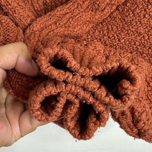 Free People Women’s Parfait Pullover Dolman Sleeve Diamond Kinit Sweater Size XS - Picture 8 of 12